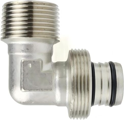 ضواغط الهواء M8088 تركيب الكوع 90 درجة - لتوصيل نظام أنابيب الهواء Maxline - استبدال تركيب محول الضواغط - أنابيب 3/4 × 3/4 بوصة ذكر NPT 175 رطل لكل بوصة مربعة - أجزاء ضاغط الهواء in Kuwait