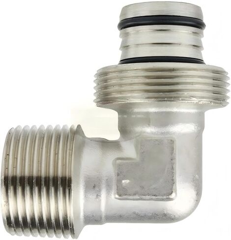 ضواغط الهواء M8088 تركيب الكوع 90 درجة - لتوصيل نظام أنابيب الهواء Maxline - استبدال تركيب محول الضواغط - أنابيب 3/4 × 3/4 بوصة ذكر NPT 175 رطل لكل بوصة مربعة - أجزاء ضاغط الهواء in Kuwait