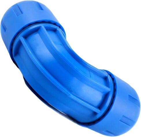 كوع أنابيب الهواء المضغوط F1003 - لتوصيل نظام أنابيب الهواء المضغوط FastPipe السريع - استبدال تركيب الكوع 90 درجة - أختام حلقة زرقاء على شكل حرف O مقاس 3/4 بوصة - أجزاء ضاغط الهواء in Kuwait