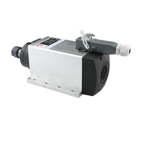 3.0kw ER20 air Cooled Spindle Motor Chuck 4 Bearings 220V 380V Square Flange(3.0kw 220V) in Saudi Arabia