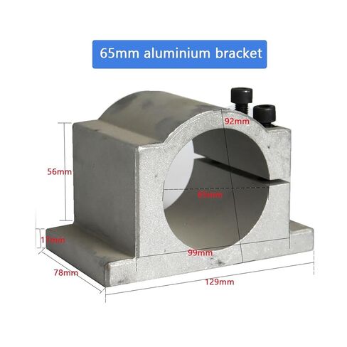 1.5KW ER11 Water-Cooled Spindle Motor + 1.5kw VFD Inverter + 65mm Fixture + Water pump/5m Pipe + 13 Chucks(220V) in Saudi Arabia