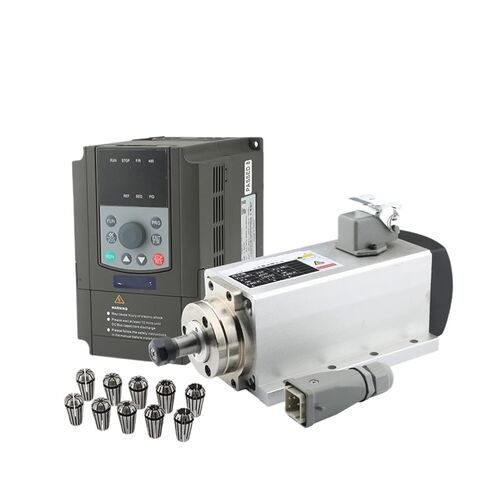 GDZ95x70-1.5 Lathe Spindle Motor ER11 1.5KW + VFD Inverter + Chuck Chuck Kit(1.5kw 220V kit) in Saudi Arabia