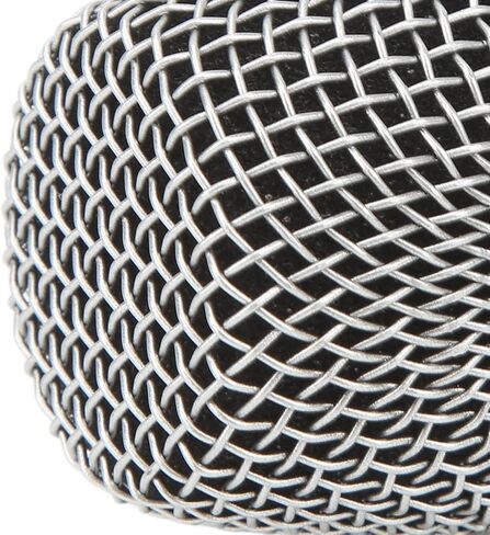 Replacement Microphone Grill for Beta87A, Microphone Ball Head Mesh Grill Inner Foam Filter, Stainless Steel Grille Mic Ball Head, Microphone Accessories Metal Microphone Grille. in Kuwait
