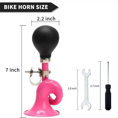 Bike Horn for Adults Classic Horn Metal Squeeze Clown Horn, Fits All Bicycle Handle Bar, Loud Sounds in Saudi Arabia