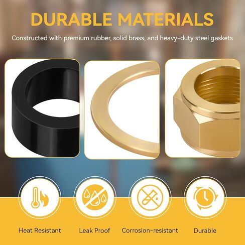 أجزاء جهاز البخار الزجاجي مقاس 5/8 بوصة، حشوات معرف، غسالات، مجموعة صواميل نحاسية، غلاية بخارية، طقم إصلاح صمام زجاجي للمجوهرات وأجهزة البخار وغلايات البخار، أجزاء الغلايات in Kuwait