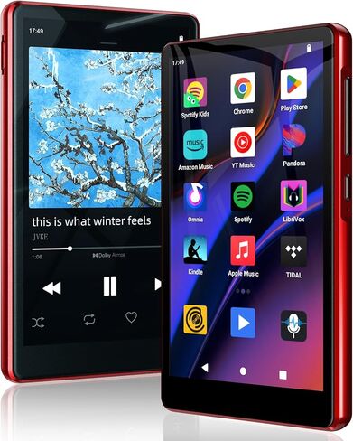 RUIZU 83GB Android MP3 Player with Bluetooth and WiFi, 4.5" IPS Touchscreen Music Player with Spotify, Pandora, Amazon Music, Parental Control MP4 MP3 Player for Kids with Libby, Audible, Up to 1TB in Kuwait