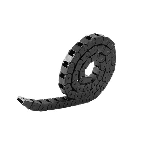10x10mm 10x15mm 10x20mm 10 * 10mm 10 * 15mm L1000mm Cable Drag Chain Wire Carrier with End Connectors for Router Machine Tools 1M(2pcs 10x15 mm,14x18 mm) in Saudi Arabia