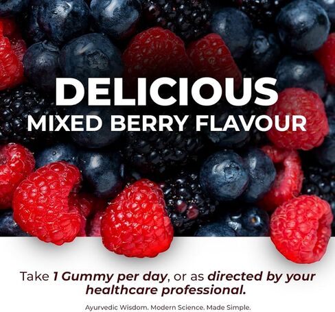 The Wellness Project 14-in-1 Hair, Skin & Nails Gummies with 10,000 mcg Biotin, Keratin, Hyaluronic & Folic Acid, Vitamins A, B5, B6 & B12 & Sea Buckthorn | for Women & Men | Tasty Mixed Berry Flavor in Saudi Arabia
