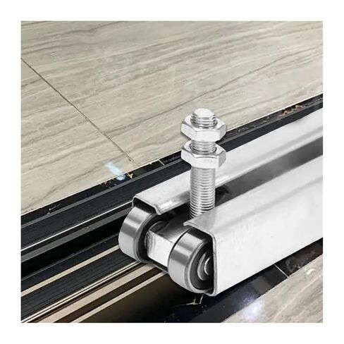 Barn Door Rollers 4 Wheel Trolley Assembly Roller Heavy Duty Sliding Door Hanger Ceiling Mount Barn Door Hardware for Wardrobe in Saudi Arabia