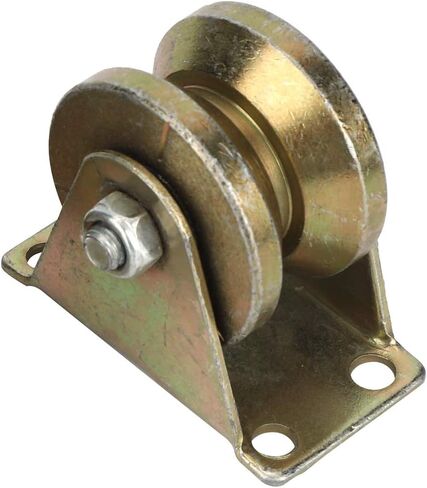 قطعتان من أسطوانة البوابة المنزلقة من النوع V، عجلة أخدود على شكل حرف V شديدة التحمل مع دعامة فولاذية لسكة مسار البوابة المنزلقة، واستبدال بوابة الكلاب والآلات الصناعية in Kuwait