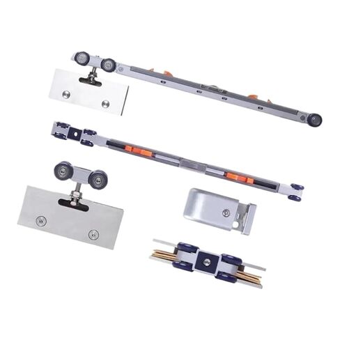 R9UF Stainless Steel Glass Door Hanging Wheel Moving Door Track Fittings(4 Rounds) in Saudi Arabia