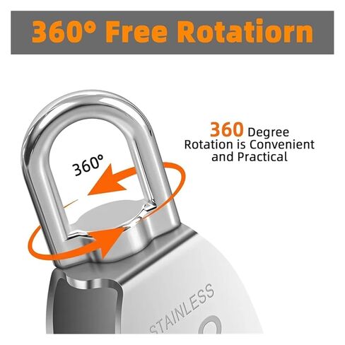 Rope Hanging Wire Towing Wheel 2 PCS 304 Stainless Steel M25 Silver Single Pulley Block with 2 PCS Spring Snap Hook in Saudi Arabia
