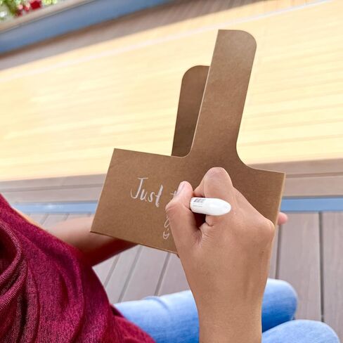 حاملة مشروبات ورقية كرافت مكونة من كوبين مع مقبض، حوامل مشروبات للاستعمال مرة واحدة عند تناول الطعام في الخارج والتوصيل، 20 عبوة in Kuwait