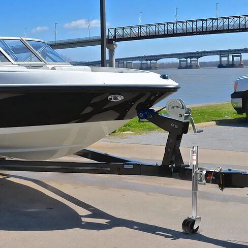 Trailer Jack with Wheel 2000 lbs Load Capacity Heavy Duty Swivel Boat Trailer Jack with PP Dual Wheel 10 Inch Lift Boat Jacks Fit for RVs Boats and Utility Trailers in Kuwait