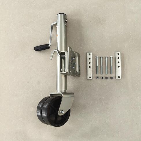 2000 lbs Trailer Jack with Dual Wheel Heavy Duty Swivel Boat Jack 10 Inch Lift Bolt-on Tongue Trailer Jacks for RV Boat Trailers in Kuwait