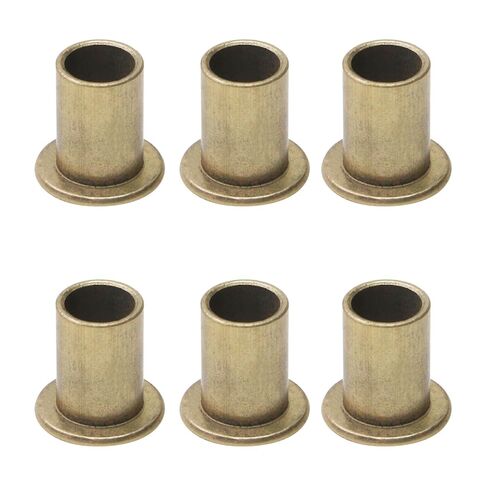 6Pcs Flange Bearing Sleeve OD 15mm ID 8mm Length 15mm Flange Thickness Bronze Bushing Self Lubricating Bushings Sleeve for Industrial Equipment in Saudi Arabia