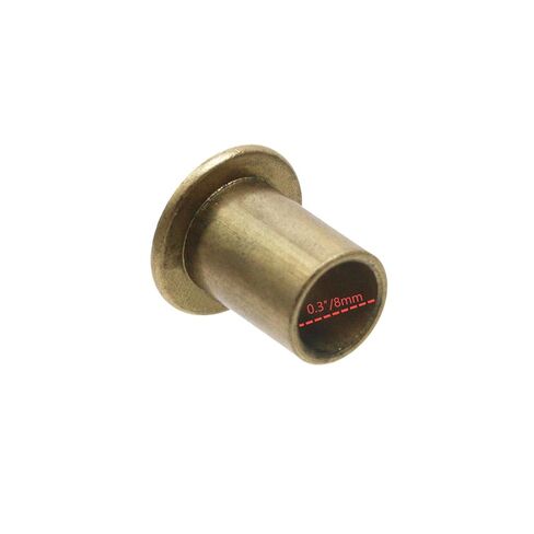 6Pcs Flange Bearing Sleeve OD 15mm ID 8mm Length 15mm Flange Thickness Bronze Bushing Self Lubricating Bushings Sleeve for Industrial Equipment in Saudi Arabia