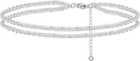 أساور الذهب في الكاحل للنساء ، طيلة مقاومة للماء 14K من الذهب المقاوم للماء بطبقات طبقات للنساء هدية مجوهرات عصرية لذيذة غير تشويه in Kuwait