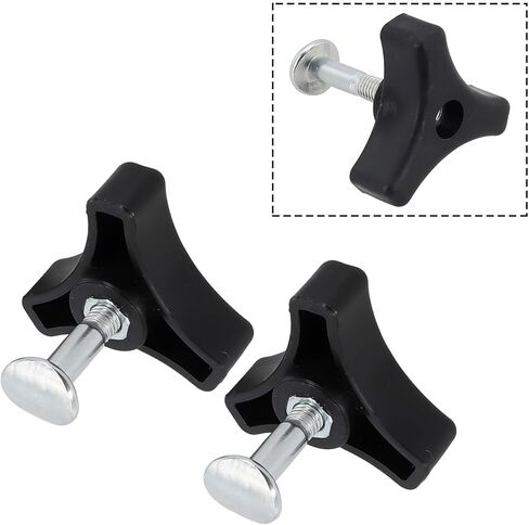 طقم مكون من قطعتين من البلاستيك بمقبض مثلث وصمولة ومسمار لولبي، بطول 2 بوصة، متوافق مع أجزاء وملحقات ماكينة جزازة العشب in Kuwait