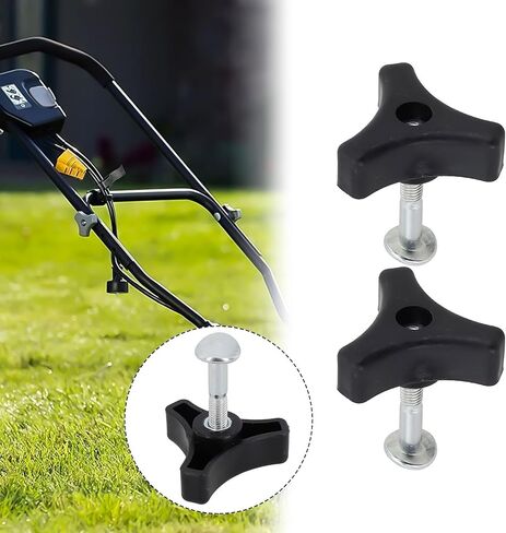 طقم مكون من قطعتين من البلاستيك بمقبض مثلث وصمولة ومسمار لولبي، بطول 2 بوصة، متوافق مع أجزاء وملحقات ماكينة جزازة العشب in Kuwait