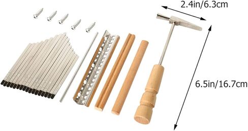 Key Thumb Piano Accessries Kit Portable Kalimba Diy Parts Replacement Keys Set for Boys and Girls in Saudi Arabia