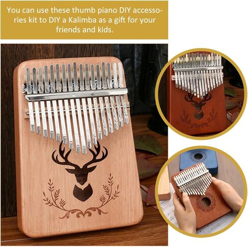 Key Thumb Piano Accessries Kit Portable Kalimba Diy Parts Replacement Keys Set for Boys and Girls in Saudi Arabia