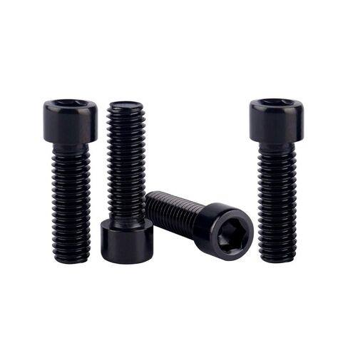M8x25mm Bike Stem Screw Stainless Steel Allen Hex Bolts Titanium Finish for Bicycle Motorcycle Car Pack of 4 (Burnt Blue) in Saudi Arabia