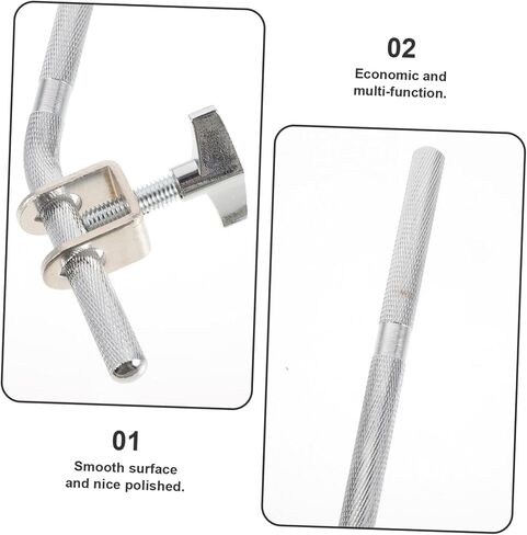 SHOWERORO Sturdy Drum Cowbell Stand Extension Rod Easy Install for Bass Drum Kit in Saudi Arabia