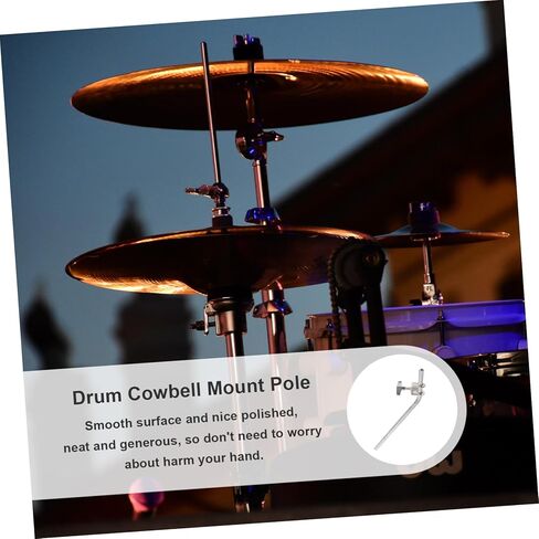 SHOWERORO Sturdy Drum Cowbell Stand Extension Rod Easy Install for Bass Drum Kit in Saudi Arabia