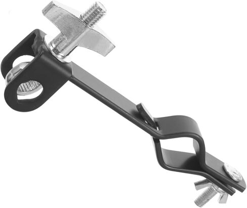 Drum Cowbell Mounting Clamp Percussion Bracket Ergonomic Ratchet Angle Easy Installation for Versatile Drum Setup for Drummers of All Skill Levels in Saudi Arabia