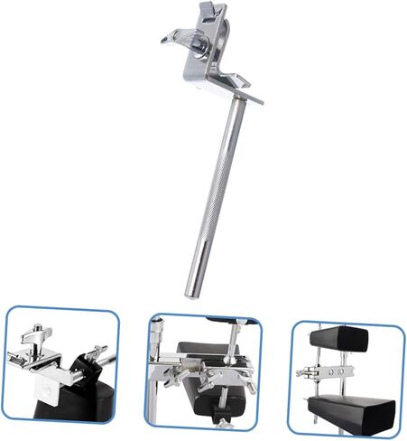 Musical Cowbell Mount Clip Metal Drum Clamp for Cowbell Holder Easy Install in Saudi Arabia