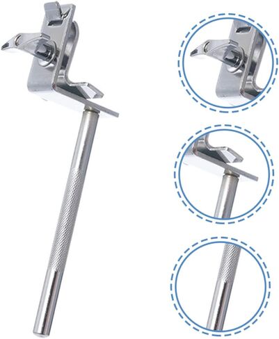 Musical Cowbell Mount Clip Metal Drum Clamp for Cowbell Holder Easy Install in Saudi Arabia