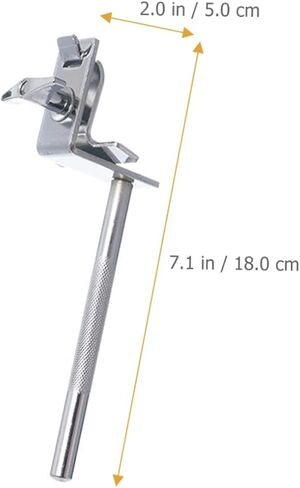 Musical Cowbell Mount Clip Metal Drum Clamp for Cowbell Holder Easy Install in Saudi Arabia
