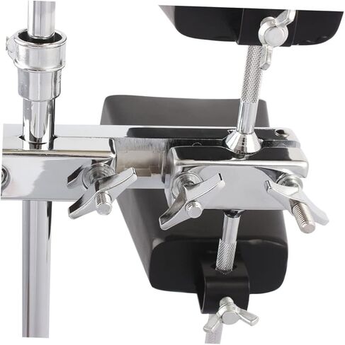 Musical Cowbell Mount Clip Metal Drum Clamp for Cowbell Holder Easy Install in Saudi Arabia