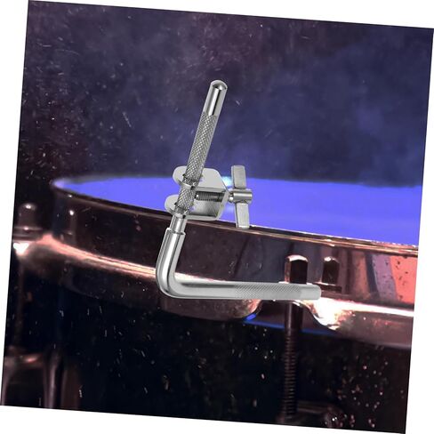 Drum Cymbals Accessory Cowbell Mounting Clamp with Drum Clip l Shape Bracket for Easy Installation in Saudi Arabia