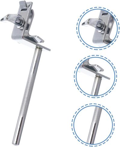 SHOWERORO Drum Music Instrument Part Metal Cowbell Holder Clamp Easy to Use Install in Saudi Arabia