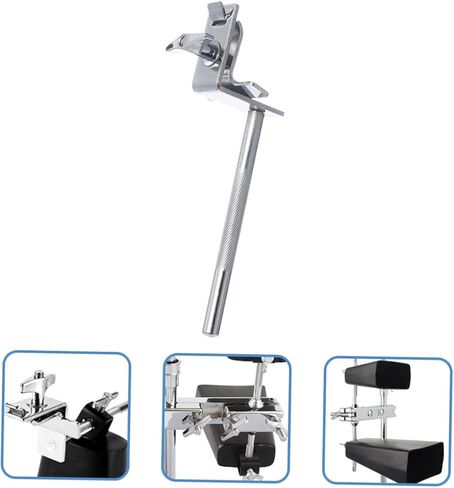 SHOWERORO Drum Music Instrument Part Metal Cowbell Holder Clamp Easy to Use Install in Saudi Arabia
