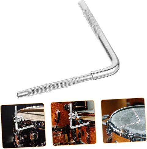 Cowbell Fixing Clamp Drum Set Accessory Cowbell Mounting Rod Double Drum Mounting Clamps in Saudi Arabia