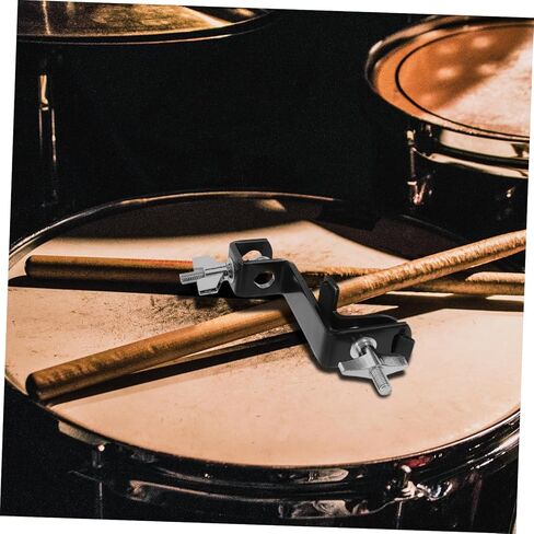 Cowbell Clamp Adjustable Mount Bracket for Bass Drum Holder Clip for Cowbell Accessories Easy to Install for Percussion Instruments in Saudi Arabia