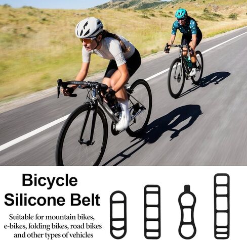 40 Pcs Rubber Lights Strap Bicycle Light Silicone Straps Bike Light Mount Band with Hooks Flashlight Mount Replacement Strap Black Handlebar Bands for Most Bicycle Lights Sets in Saudi Arabia