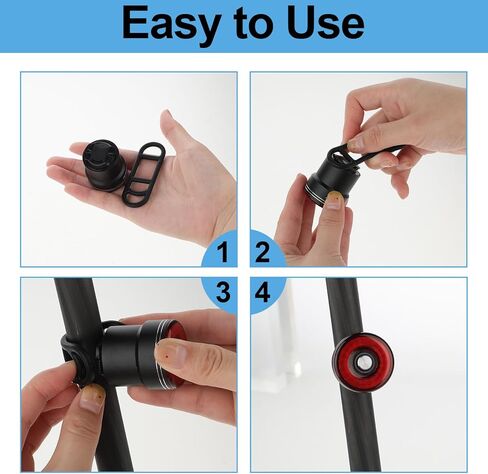 40 Pcs Rubber Lights Strap Bicycle Light Silicone Straps Bike Light Mount Band with Hooks Flashlight Mount Replacement Strap Black Handlebar Bands for Most Bicycle Lights Sets in Saudi Arabia