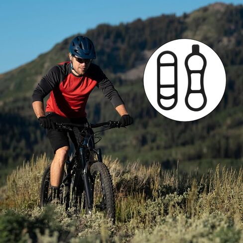 40 Pcs Rubber Lights Strap Bicycle Light Silicone Straps Bike Light Mount Band with Hooks Flashlight Mount Replacement Strap Black Handlebar Bands for Most Bicycle Lights Sets in Saudi Arabia