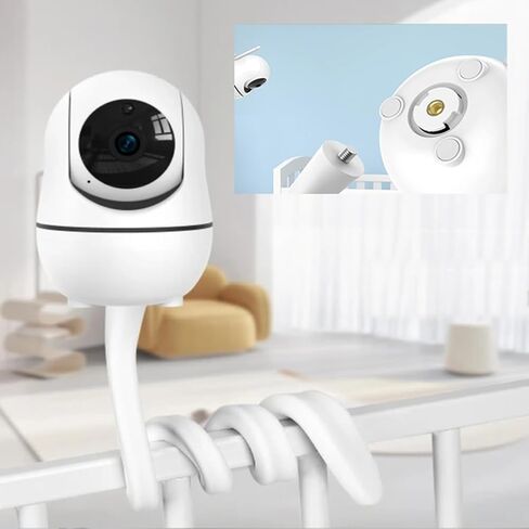 Baby Monitor Silicone Bracket, Compatible with SM70PTZ/SM650/SM50/SM55, Multifunctional White Silicone Bracket in Saudi Arabia