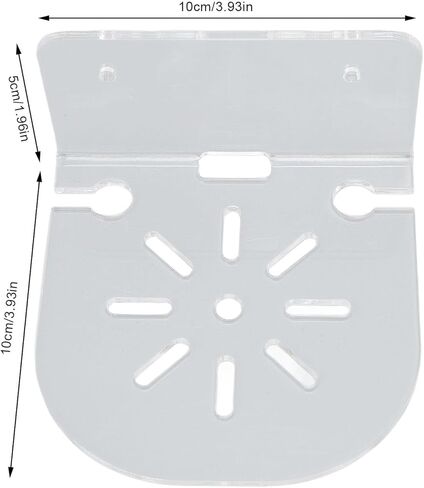 رف كاميرا مثبت على الحائط من أراموكس، حامل أكريليك شفاف قوي لأجهزة توجيه WiFi الآمنة، ومكبرات الصوت، ومراقبة الأطفال مع شريط لاصق، لغرف الأطفال، وغرف النوم، in Kuwait