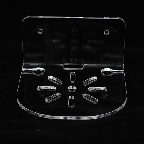 رف كاميرا مثبت على الحائط من أراموكس، حامل أكريليك شفاف قوي لأجهزة توجيه WiFi الآمنة، ومكبرات الصوت، ومراقبة الأطفال مع شريط لاصق، لغرف الأطفال، وغرف النوم، in Kuwait