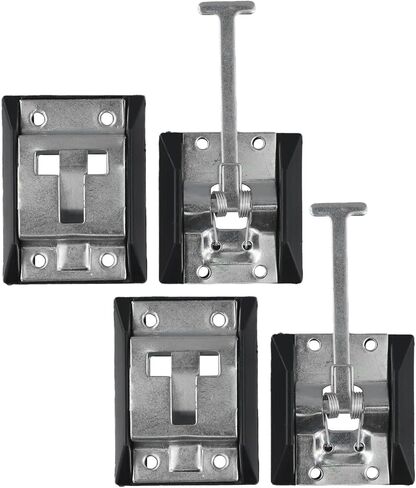 Door Retaining Latch 2 Pack, Stainless Steel Hook & Catch Plate with Spring for Motorhome Truck Caravan Cabinet Door Secure Closure in Saudi Arabia
