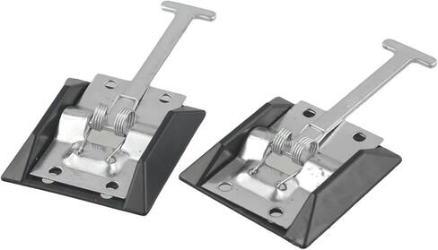 Door Retaining Latch 2 Pack, Stainless Steel Hook & Catch Plate with Spring for Motorhome Truck Caravan Cabinet Door Secure Closure in Saudi Arabia