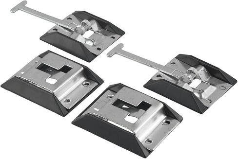 Door Retaining Latch 2 Pack, Stainless Steel Hook & Catch Plate with Spring for Motorhome Truck Caravan Cabinet Door Secure Closure in Saudi Arabia