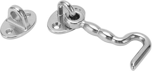 Door Latch Hook, Heavy Duty Stainless Steel Privacy Hook with Eye Latch, for Boat Ship Yacht Window Cabinet in Saudi Arabia