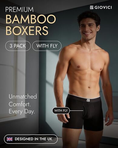 رجال فيكوز من ملخصات Bamboo Boxer ، والملاكمين الداخليين للرجال الناعمة المضادة للرجال ، والملاكمين الباردون الرطوبة للرجال in Saudi Arabia